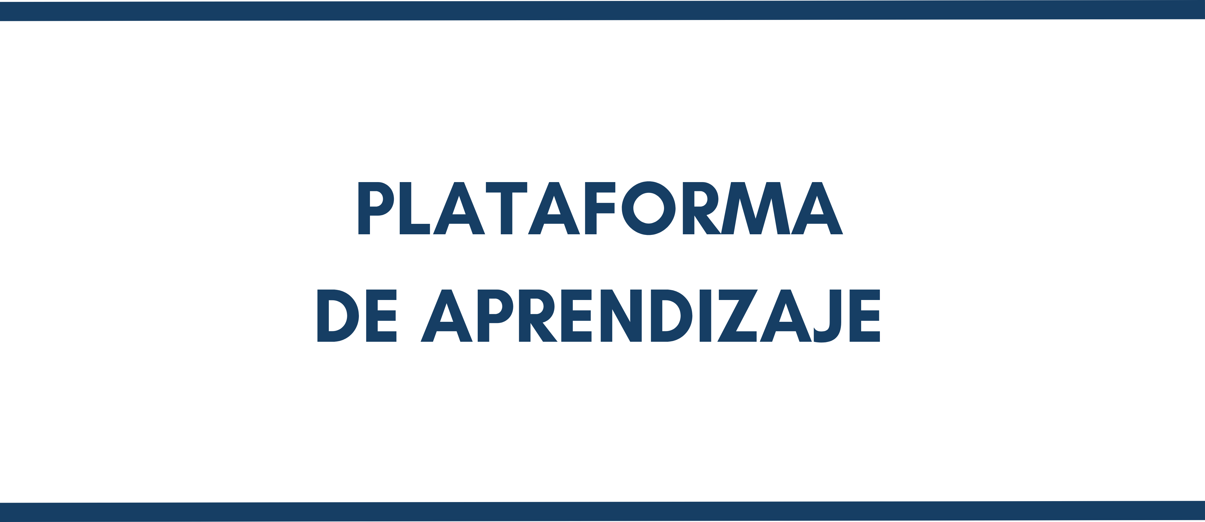 Plataforma de Aprendizaje